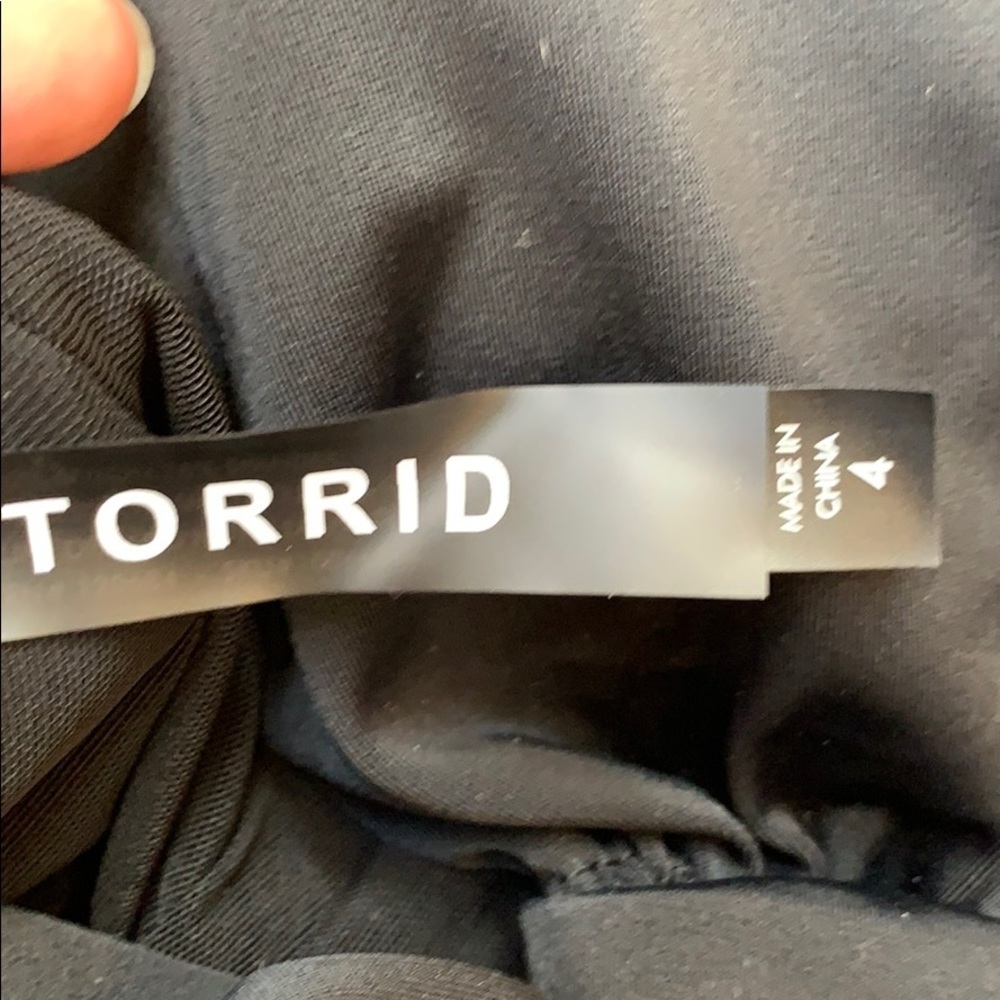 Torrid Black One Piece Swimsuit, Plus 4 4x. - Picture 8 of 8